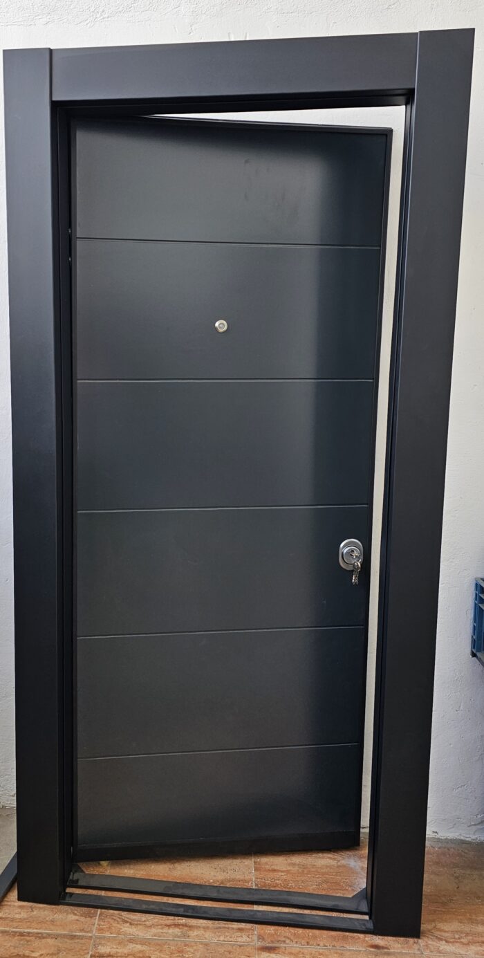 Puerta Acorazada GRIS ANTRACITA     REF - OO17 - Imagen 7